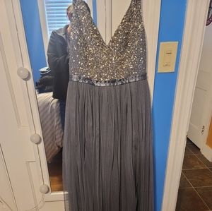 BHLDN floor length dress 6